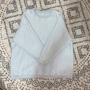 Aerie waffle fleece oversized sweatshirt